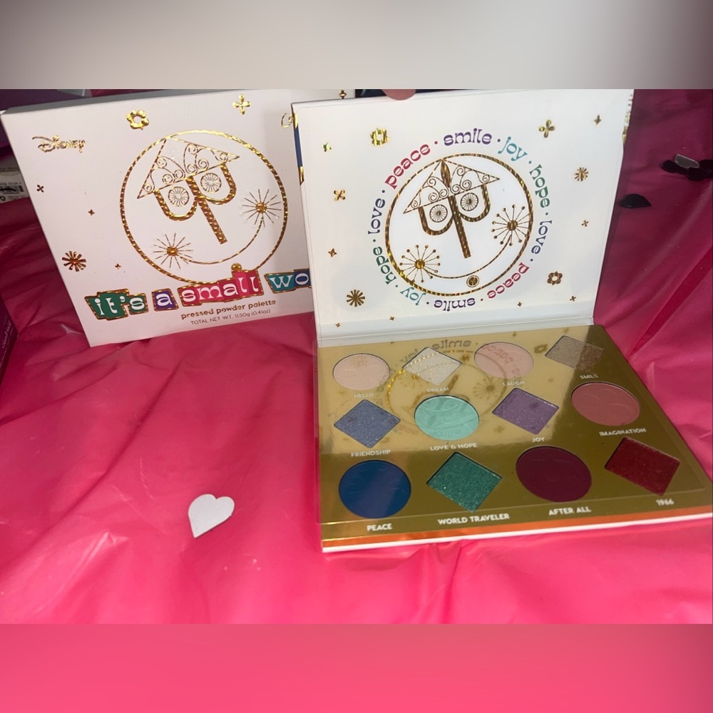COLOURPOP X DISNEY IT’S A SMALL WORLD Eyeshadow Palette Brand New In Box